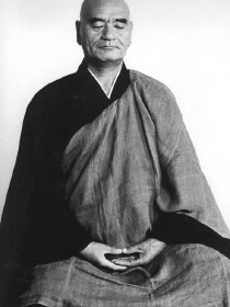 Taisen Deshimaru en méditation Zen